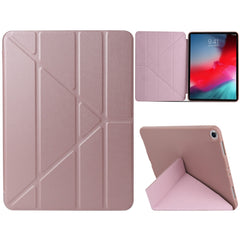 Millet Texture PU+ Silica Gel Full Coverage Leather Case for iPad Air (2019) / iPad Pro 10.5 inch, with Multi-folding Holder, For iPad Air (2019)