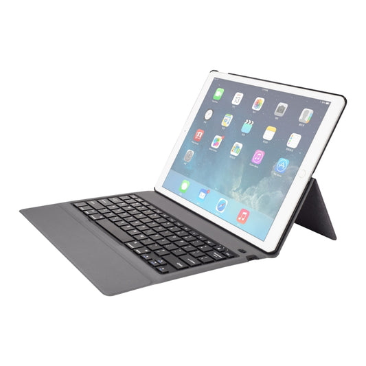 T129 For iPad Pro 12.9 inch (2017) / (2015) Ultra-thin One-piece Plastic Bluetooth Keyboard Leather Tablet Case with Stand Function