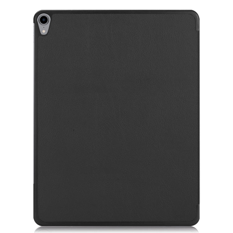 Custer Texture Horizontal Flip PU-Lederhülle für iPad Air 13 2024 / iPad Pro 12,9 Zoll (2018), mit dreifach klappbarer Halterung und Schlaf-/Weckfunktion, für iPad Air 13 2024 / iPad Pro 12,9 Zoll (2018)