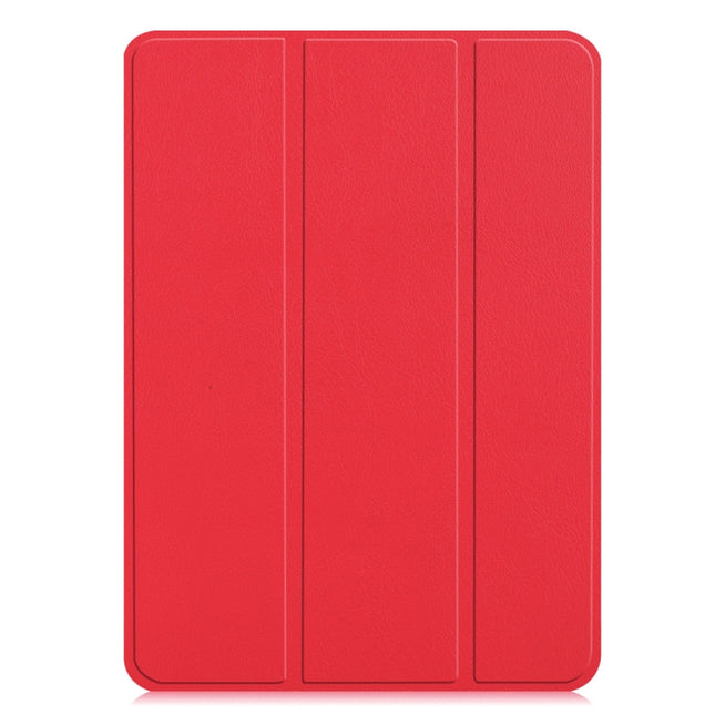 Custer Texture Horizontal Flip PU-Lederhülle für iPad Air 13 2024 / iPad Pro 12,9 Zoll (2018), mit dreifach klappbarer Halterung und Schlaf-/Weckfunktion, für iPad Air 13 2024 / iPad Pro 12,9 Zoll (2018)