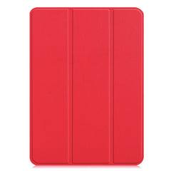 Custer Texture Horizontal Flip PU-Lederhülle für iPad Air 13 2024 / iPad Pro 12,9 Zoll (2018), mit dreifach klappbarer Halterung und Schlaf-/Weckfunktion, für iPad Air 13 2024 / iPad Pro 12,9 Zoll (2018)