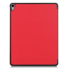Custer Texture Horizontal Flip PU-Lederhülle für iPad Air 13 2024 / iPad Pro 12,9 Zoll (2018), mit dreifach klappbarer Halterung und Schlaf-/Weckfunktion, für iPad Air 13 2024 / iPad Pro 12,9 Zoll (2018)