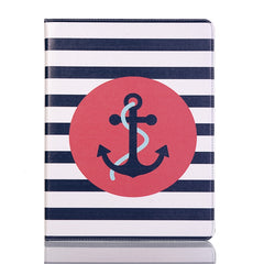 Ship Anchor Pattern Horizontal Flip Leather Case for iPad Air 11 2024 / iPad Pro 11 inch (2018),with Card Slots & Holder & Wallet & Photo Frame & Pen slot, For iPad Air 11 2024 / iPad Pro 11 inch (2018)