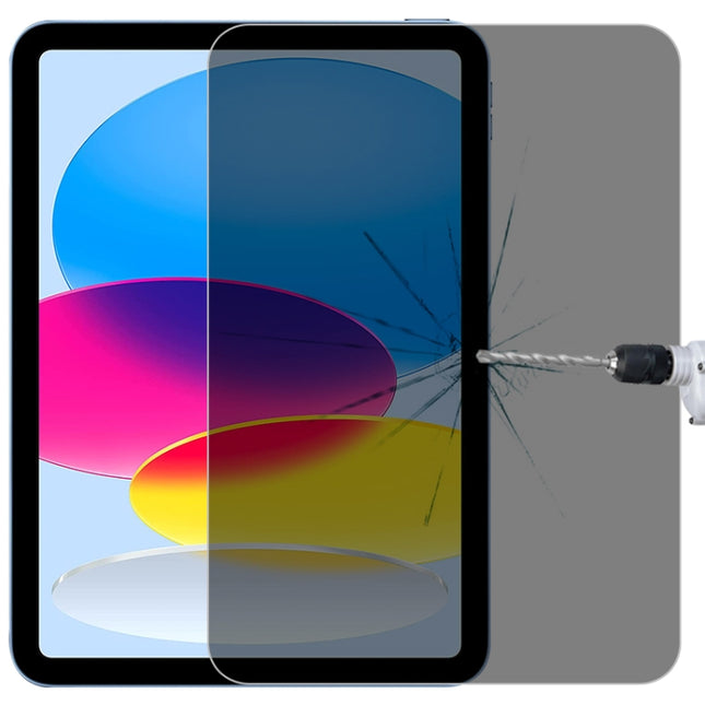 For iPad 10th Gen 10.9 2022 0.33mm 9H 2.5D Privacy Explosion-proof Tempered Glass Film, For iPad 10th Gen 10.9 2022