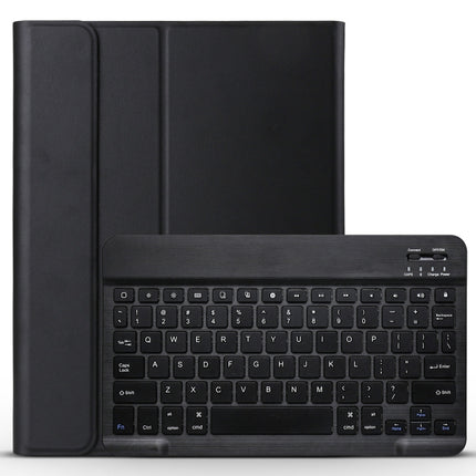 Detachable Bluetooth Keyboard + Brushed Texture Horizontal Flip Leather Tablet Case with Holder for iPad Pro 11 inch (2018)