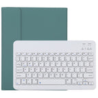 White Keyboard / Dark Green