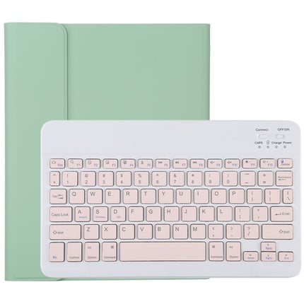 TG11B Detachable Bluetooth Pink Keyboard + Microfiber Leather Tablet Case for iPad Pro 11 inch (2020), with Pen Slot & Holder, Pink Keyboard