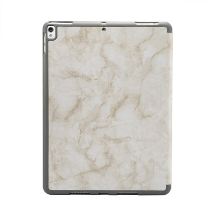 Funda de cuero con tapa horizontal con patrón de textura de mármol para iPad Air 2019 de 10,5 pulgadas, con soporte plegable en tres posiciones y ranura para lápiz y función de suspensión/activación, para iPad Air 2019 de 10,5 pulgadas