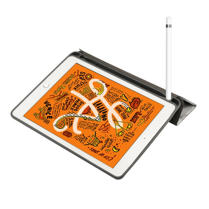 Funda de cuero con tapa horizontal con patrón de textura de mármol para iPad Air 2019 de 10,5 pulgadas, con soporte plegable en tres posiciones y ranura para lápiz y función de suspensión/activación, para iPad Air 2019 de 10,5 pulgadas