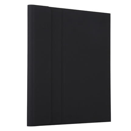 T129 Detachable Bluetooth Black Keyboard Microfiber Leather Tablet Case for iPad Pro 12.9 inch (2020), with Holder, Black Keyboard