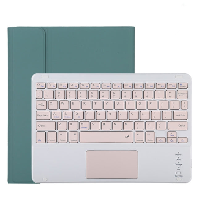 TG11BC Detachable Bluetooth Pink Keyboard Microfiber Leather Tablet Case for iPad Pro 11 inch (2020), with Touchpad & Pen Slot & Holder, Pink Keyboard
