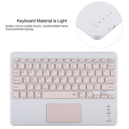 TG11BC Detachable Bluetooth Pink Keyboard Microfiber Leather Tablet Case for iPad Pro 11 inch (2020), with Touchpad & Pen Slot & Holder, Pink Keyboard