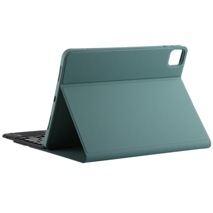 TG11BC Detachable Bluetooth Black Keyboard Microfiber Leather Tablet Case for iPad Pro 11 inch (2020), with Touchpad & Pen Slot & Holder, Black Keyboard