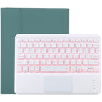 White Keyboard / Dark Green