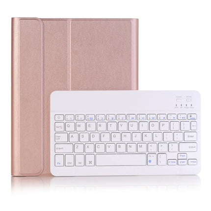 A102B For iPad 10.2 inch 2019 Ultra-thin Detachable Bluetooth Keyboard Leather Tablet Case with Stand & Pen Slot Function, A102B Blue, A102B Rose Gold, A102B Black, A102B Gold