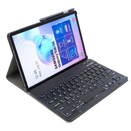 ST 860S For Samsung Galaxy Tab S6 10.5 inch T860 / T865 Detachable Backlight Bluetooth Keyboard Tablet Case with Stand & Pen Slot Function, Blue, Rose Gold, Black, Gold