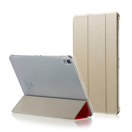 Horizontale Klapphülle aus ultradünnem PU-Leder mit Seidentextur und doppelseitigem Clip, magnetischer Schutzhülle für iPad Pro 11 Zoll (2018), mit dreifach klappbarer Halterung und Schlaf-/Weckfunktion, für iPad Pro 11 Zoll (2018)