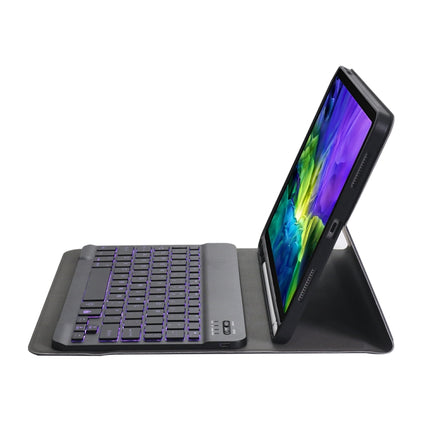 A11BS 2020 Funda para tableta con teclado Bluetooth desmontable ABS ultradelgada para iPad Pro de 11 pulgadas (2020), con retroiluminación, ranura y soporte para lápiz, para iPad Pro de 11 pulgadas (2020)