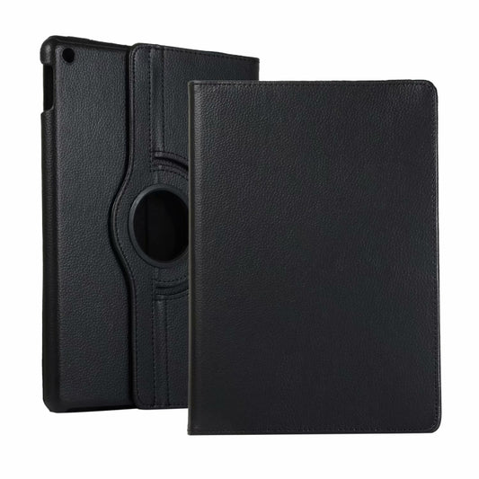 Funda de cuero con textura de lichi con rotación de 360 ​​grados y tapa horizontal para iPad 10.2, iPad Air 2019 10.5 y iPad 10.2 2020, para iPad 10.2, para iPad 10.2, iPad Air 2019 10.5 y iPad 10.2 2020