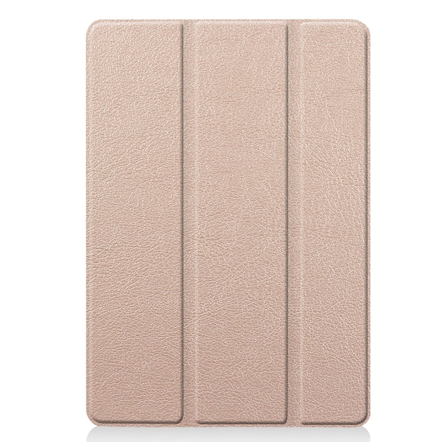Für iPad 10.2 Custer Texture Horizontal Flip Smart PU Ledertasche mit Sleep/Wake-up-Funktion und dreifach klappbarem Halter, für iPad 10.2