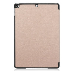 For iPad 10.2 Custer Texture Horizontal Flip Smart PU Leather Case with Sleep / Wake-up Function & Three-folding Holder, For iPad 10.2