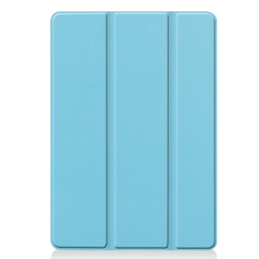 For iPad 10.2 Custer Texture Horizontal Flip Smart PU Leather Case with Sleep / Wake-up Function & Three-folding Holder, For iPad 10.2