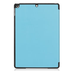 For iPad 10.2 Custer Texture Horizontal Flip Smart PU Leather Case with Sleep / Wake-up Function & Three-folding Holder, For iPad 10.2