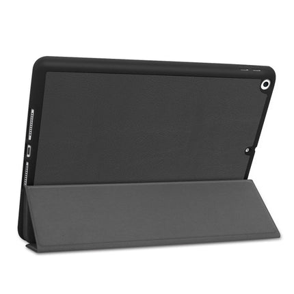 Für iPad 10.2 2021/2020/2019 Custer Texture Horizontal Flip Smart TPU Ledertasche mit Sleep/Wake-up-Funktion &amp; Dreifach klappbarer Halterung &amp; Stiftschlitz, für iPad 10.2