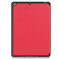 For iPad 10.2 2021 / 2020 / 2019 Custer Texture Horizontal Flip Smart TPU Leather Case with Sleep / Wake-up Function & Three-folding Holder & Pen Slot, For iPad 10.2