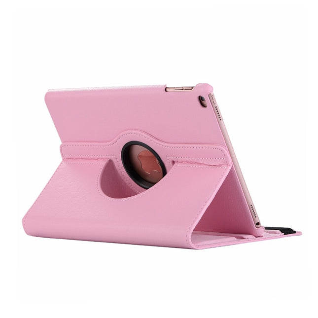 Funda de cuero con textura de lichi, rotación de 360 ​​grados, horizontal y plegable, para iPad Mini 2019, con soporte y función de suspensión/activación, para iPad Mini 2019