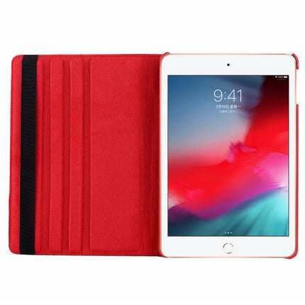 Litchi Texture Horizontal Flip 360 Grad Rotation Ledertasche für iPad Mini 2019, mit Halter &amp; Sleep / Wake-up-Funktion, für iPad Mini 2019