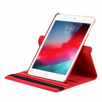 Litchi Texture Horizontal Flip 360 Grad Rotation Ledertasche für iPad Mini 2019, mit Halter &amp; Sleep / Wake-up-Funktion, für iPad Mini 2019