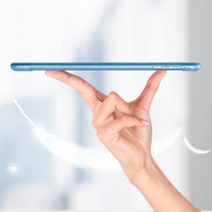 Mehrfach faltbare, stoßfeste TPU-Schutzhülle für iPad 9.7 (2018) / 9.7 (2017) / air / air2, mit Halterung und Stiftschlitz, iPad 9.7 (2018) / 9.7 (2017) / air / air2
