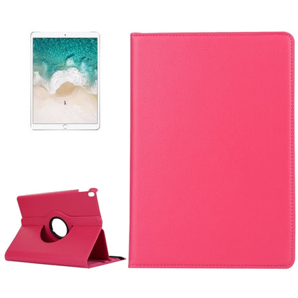 Funda protectora de cuero con tapa horizontal multifunción con giro de 360 ​​grados y textura de lichi con soporte para iPad Pro de 10,5 pulgadas/iPad Air (2019)