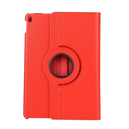 Funda protectora de cuero con tapa horizontal multifunción con giro de 360 ​​grados y textura de lichi con soporte para iPad Pro de 10,5 pulgadas/iPad Air (2019)
