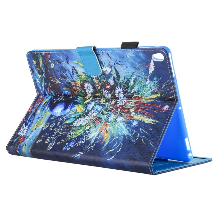 Für iPad Pro 10,5 Zoll, horizontale Klapphülle aus Leder mit 3 Zahnradhalter und Kartenfächern, für iPad Pro 10,5 Zoll