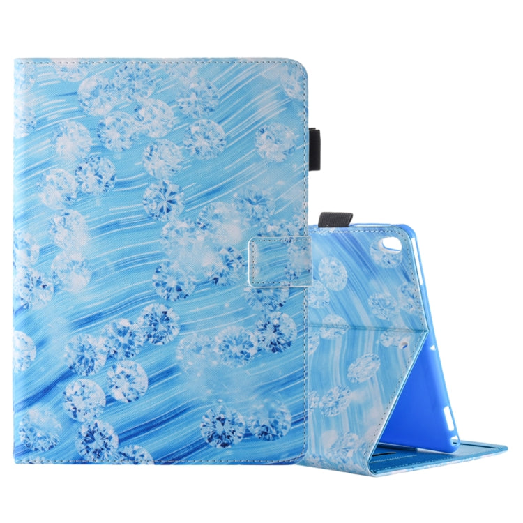 Für iPad Pro 10,5 Zoll, horizontale Klapphülle aus Leder mit 3 Zahnradhalter und Kartenfächern, für iPad Pro 10,5 Zoll