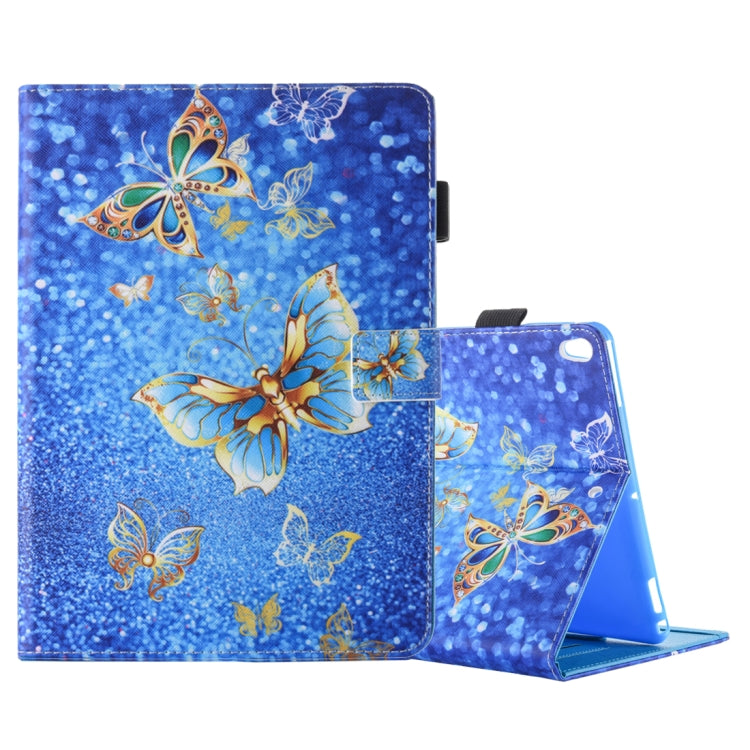 Für iPad Pro 10,5 Zoll, horizontale Klapphülle aus Leder mit 3 Zahnradhalter und Kartenfächern, für iPad Pro 10,5 Zoll