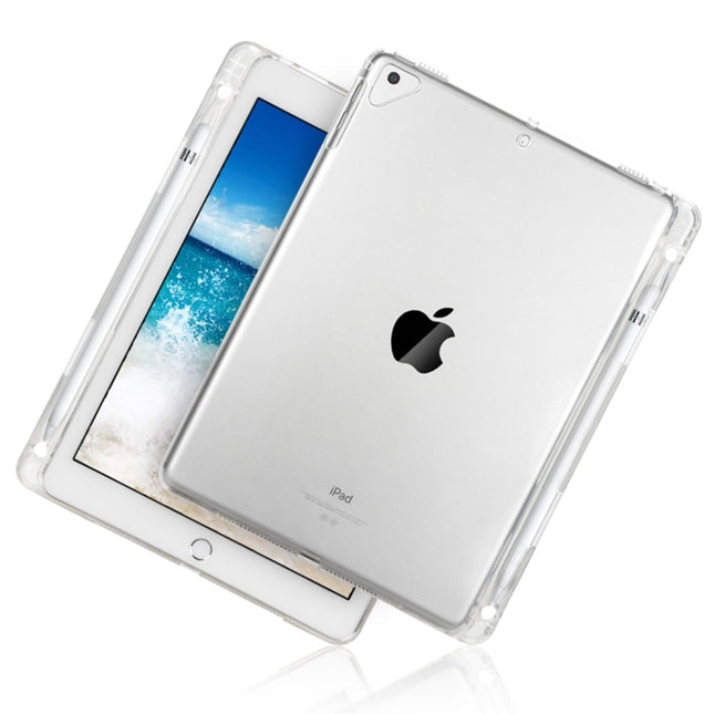 Transparent TPU Soft Protective Back Cover Case for iPad Pro 10.5 inch, with Pen Slots