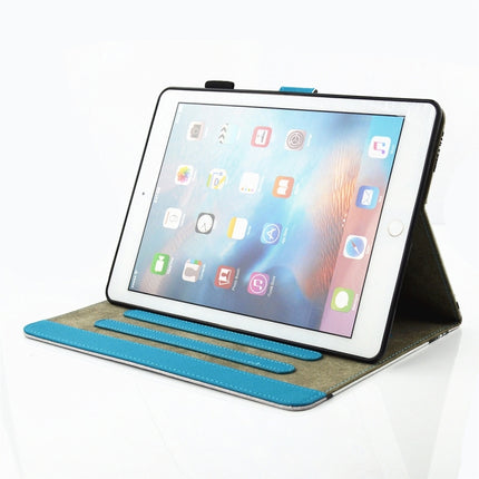 Funda protectora de cuero con tapa horizontal con patrón para iPad Pro de 10,5 pulgadas, con soporte, ranuras para tarjetas y función de suspensión, para iPad Pro de 10,5 pulgadas, iPad Pro de 10,5 pulgadas