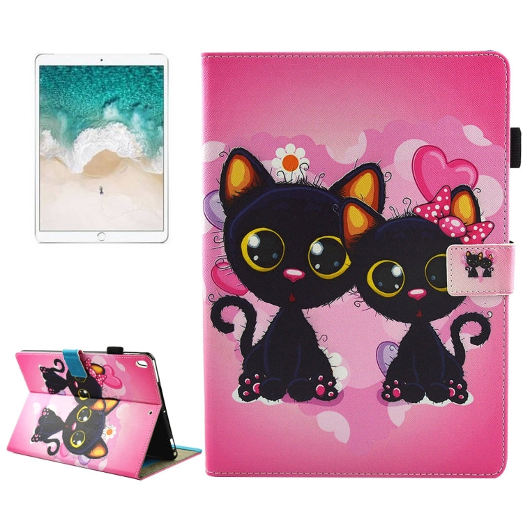 Funda protectora de cuero con tapa horizontal con patrón para iPad Pro de 10,5 pulgadas, con soporte, ranuras para tarjetas y función de suspensión, para iPad Pro de 10,5 pulgadas, iPad Pro de 10,5 pulgadas