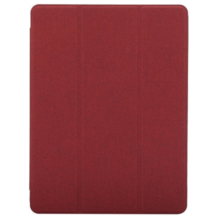 Funda de cuero con tapa horizontal con patrón de textura de tela para iPad Pro de 10,5 pulgadas, con soporte plegable en tres posiciones y ranuras para bolígrafos, para iPad Pro de 10,5 pulgadas, para iPad Pro de 10,5 pulgadas