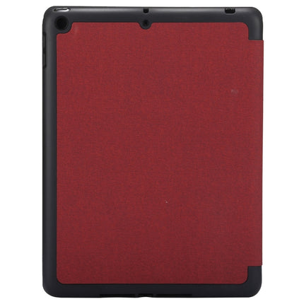 Funda de cuero con tapa horizontal con patrón de textura de tela para iPad Pro de 10,5 pulgadas, con soporte plegable en tres posiciones y ranuras para bolígrafos, para iPad Pro de 10,5 pulgadas, para iPad Pro de 10,5 pulgadas