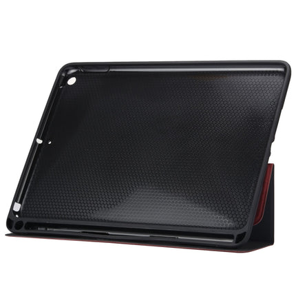 Funda de cuero con tapa horizontal con patrón de textura de tela para iPad Pro de 10,5 pulgadas, con soporte plegable en tres posiciones y ranuras para bolígrafos, para iPad Pro de 10,5 pulgadas, para iPad Pro de 10,5 pulgadas