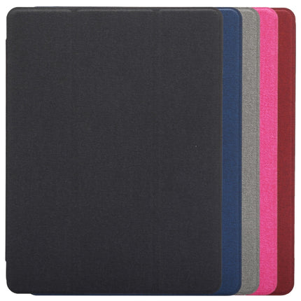 Funda de cuero con tapa horizontal con patrón de textura de tela para iPad Pro de 10,5 pulgadas, con soporte plegable en tres posiciones y ranuras para bolígrafos, para iPad Pro de 10,5 pulgadas, para iPad Pro de 10,5 pulgadas