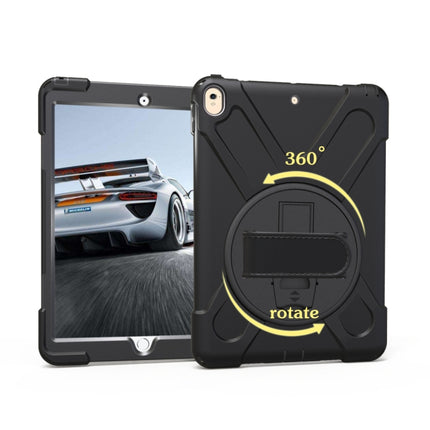 For iPad Pro 10.5 inch 360 Degree Rotation PC + Silicone Protective Case with Holder & Hand-strap, For iPad Pro 10.5 inch