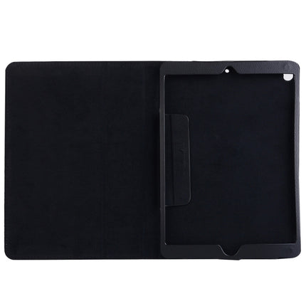 Funda de cuero con tapa horizontal de 2 pliegues y textura de lichi para iPad Pro de 10,5 pulgadas con soporte