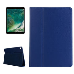 For iPad Pro 10.5 inch Litchi Texture 2-fold Horizontal Flip Leather Case with Holder