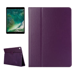 For iPad Pro 10.5 inch Litchi Texture 2-fold Horizontal Flip Leather Case with Holder