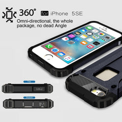 Tough Armor TPU + PC Combination Case for iPhone SE & 5 & 5s, For 5 & iPhone 5S & iPhone SE